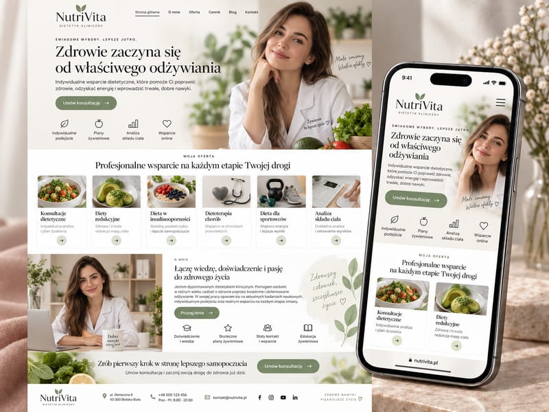 NutriVita: Umawianie konsultacji · dietetyk